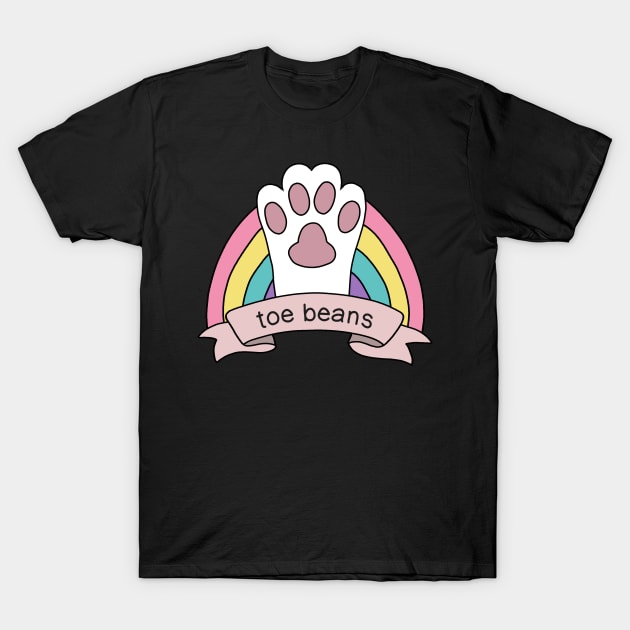 Toe Beans T-Shirt by valentinahramov